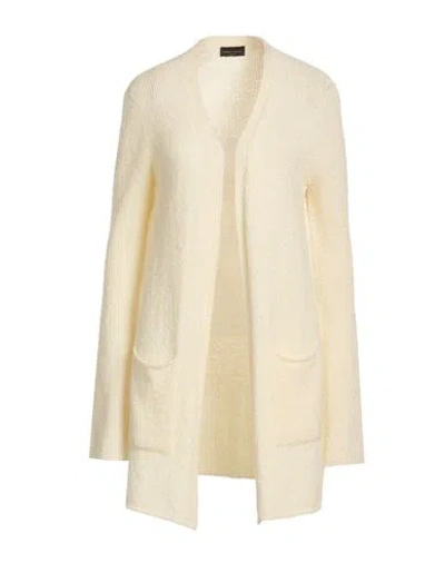 Roberto Collina Woman Cardigan Cream Size S Wool, Silk In Neutral