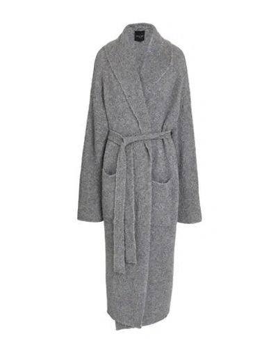 Roberto Collina Woman Cardigan Grey Size M Alpaca Wool, Nylon