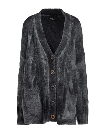 Roberto Collina Woman Cardigan Grey Size S Baby Alpaca Wool, Nylon, Wool