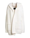Roberto Collina Woman Cardigan Ivory Size S Merino Wool, Cashmere In White