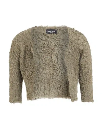 Roberto Collina Woman Cardigan Khaki Size S Cotton, Nylon In Beige
