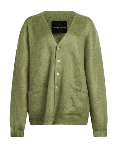 Roberto Collina Woman Cardigan Light Green Size S Merino Wool