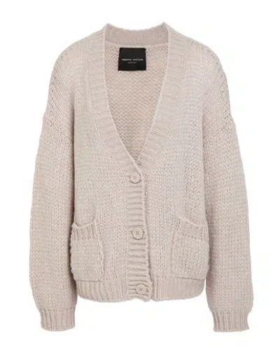 Roberto Collina Woman Cardigan Light Grey Size L Baby Alpaca Wool, Nylon, Wool