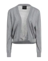 Roberto Collina Woman Cardigan Light Grey Size S Merino Wool In Gray