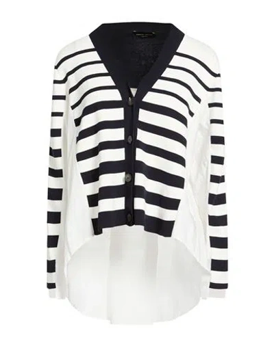 Roberto Collina Woman Cardigan Midnight Blue Size S Cotton