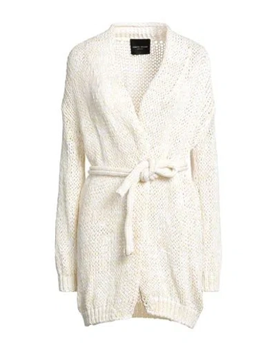 Roberto Collina Woman Cardigan Pastel Yellow Size S Cotton, Polyamide