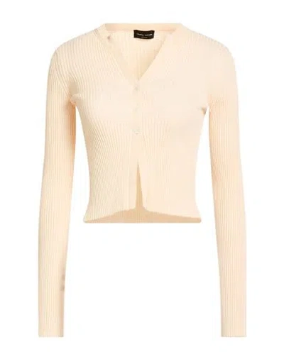 Roberto Collina Woman Cardigan Sand Size S Cotton In Pink
