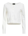 Roberto Collina Woman Cardigan White Size S Viscose, Polyester In White