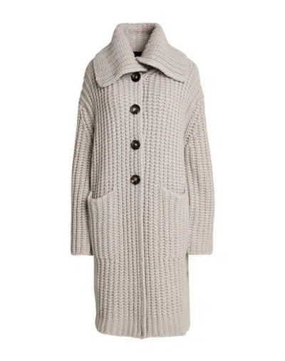 Roberto Collina Woman Coat Beige Size S Baby Alpaca Wool, Polyamide, Wool