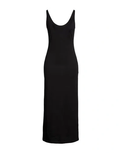 Roberto Collina Woman Maxi Dress Black Size S Cotton