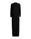 Roberto Collina Woman Maxi Dress Black Size S Merino Wool, Elastane
