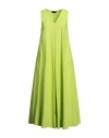 Roberto Collina Woman Maxi Dress Light Green Size L Cotton