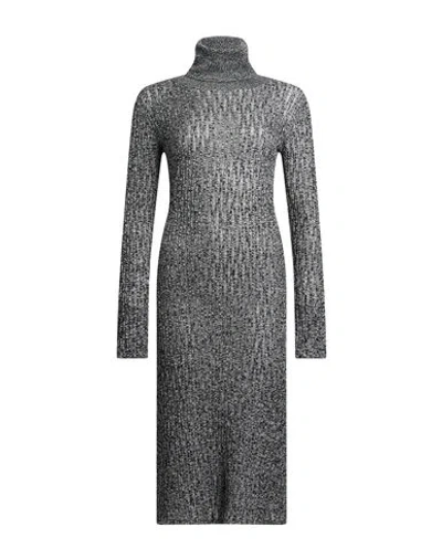 Roberto Collina Woman Midi Dress Black Size S Merino Wool