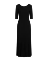 Roberto Collina Woman Midi Dress Black Size Xl Viscose, Polyester