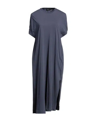 Roberto Collina Woman Midi Dress Midnight Blue Size Xs Cotton