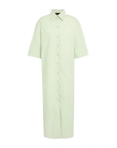 Roberto Collina Woman Midi Dress Sage Green Size S Cotton