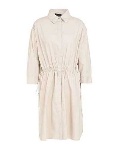 Roberto Collina Woman Midi Dress Sand Size M Cotton In Neutral