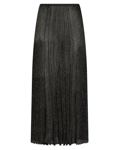 Roberto Collina Woman Midi Skirt Black Size S Viscose, Polyester