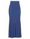 Roberto Collina Woman Maxi Skirt Blue Size L Viscose, Polyester