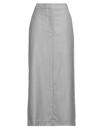 Roberto Collina Woman Midi Skirt Grey Size S Wool