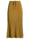Roberto Collina Woman Midi Skirt Khaki Size Xl Viscose, Polyester In Sand