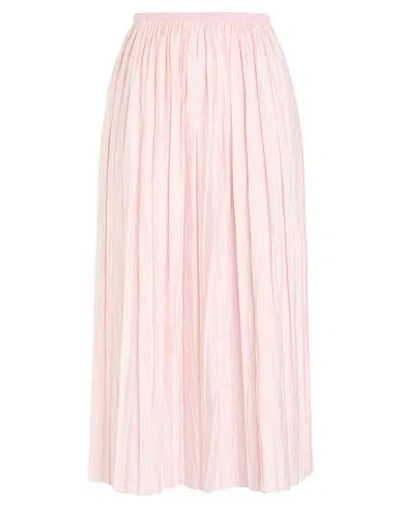 Roberto Collina Woman Midi Skirt Light Pink Size M Polyester