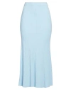 Roberto Collina Woman Maxi Skirt Sky Blue Size Xs Viscose, Polyester