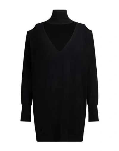 Roberto Collina Woman Mini Dress Black Size M Merino Wool
