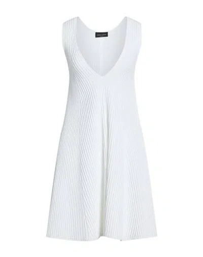 Roberto Collina Woman Mini Dress White Size Xs Viscose, Polyester