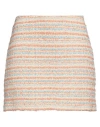 Roberto Collina Woman Mini Skirt Sand Size S Cotton, Viscose, Linen, Nylon, Silk