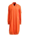 Roberto Collina Woman Overcoat & Trench Coat Orange Size S Polyester, Cotton