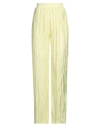 Roberto Collina Woman Pants Acid Green Size S Polyester In Green