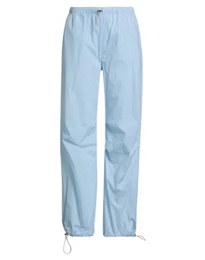 Roberto Collina Woman Pants Azure Size S Cotton