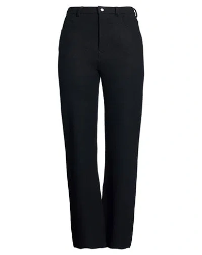 Roberto Collina Woman Pants Black Size 12 Merino Wool