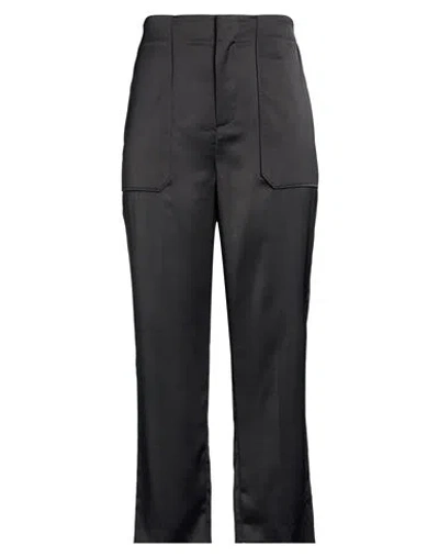 Roberto Collina Woman Pants Black Size 12 Polyester