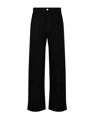 Roberto Collina Woman Pants Black Size 14 Merino Wool, Cashmere