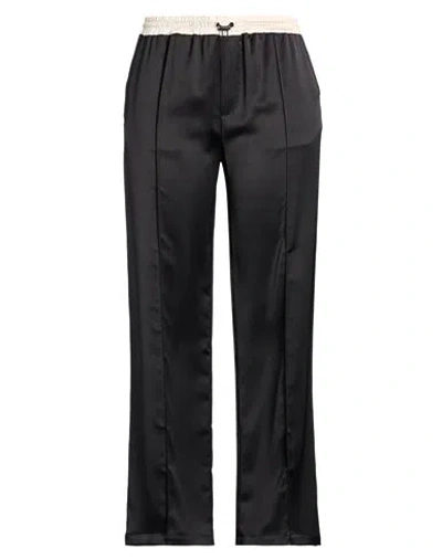 Roberto Collina Woman Pants Black Size 14 Polyester
