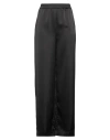 Roberto Collina Woman Pants Black Size L Polyester, Elastane In Black