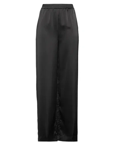 Roberto Collina Woman Pants Black Size L Polyester, Elastane
