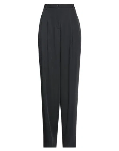 Roberto Collina Woman Pants Black Size L Polyester, Elastane