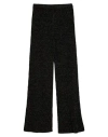 Roberto Collina Woman Pants Black Size M Wool, Viscose, Metallic Polyester In Black