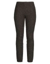 Roberto Collina Woman Pants Brown Size S Wool, Nylon, Polyester, Silk In Black