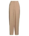 Roberto Collina Woman Pants Camel Size S Wool, Elastane In Brown