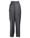 Roberto Collina Woman Pants Charcoal Size M Wool In Grey