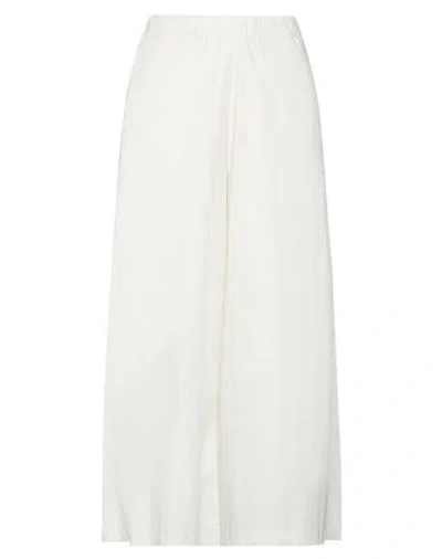 Roberto Collina Woman Pants Cream Size S Cotton In White