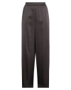 Roberto Collina Woman Pants Dark Brown Size L Polyester, Elastane