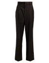 Roberto Collina Woman Pants Dark Brown Size S Wool
