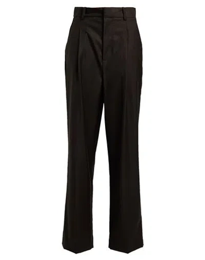 Roberto Collina Woman Pants Dark Brown Size S Wool
