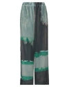 Roberto Collina Woman Pants Dark Green Size L Polyester In Green