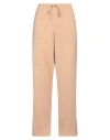 Roberto Collina Woman Pants Light Brown Size M Merino Wool In Beige